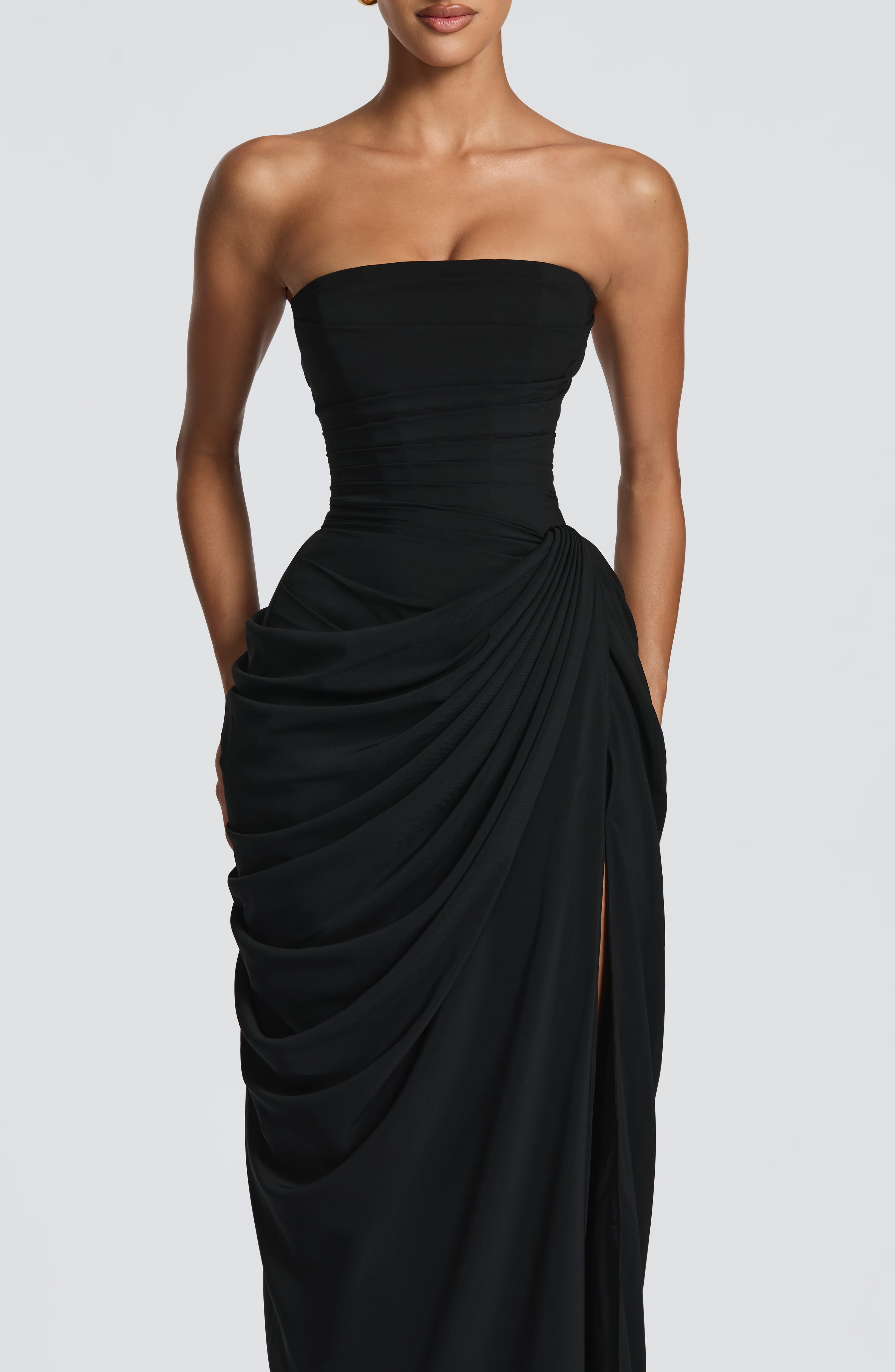 Cyra Maxi Dress - Black Dress Babyboo Fashion Premium Exclusive Design